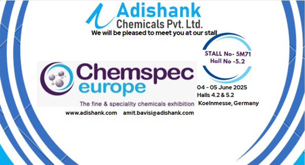 Adishank Chemicals Participates in Chemspec Europe 2025