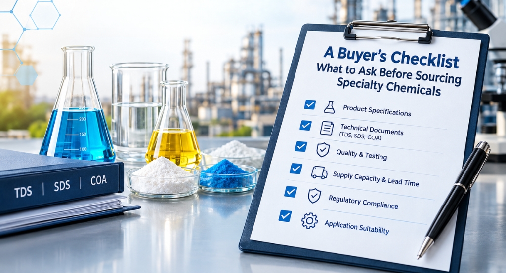 A Buyer’s Checklist: What to Ask Before Sourcing Specialty Chemicals